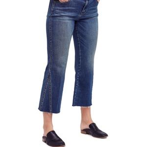 🔥 SALE FREE PEOPLE Ranger Wash Studded Flare Jean